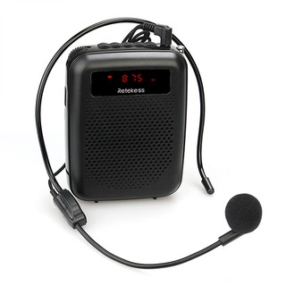 🔥🔥🔥Retekess PR16R ลำโพงไมโครโฟน พร้อมเครื่องเล่น Mp3 วิทยุ FM 12 วัตต์ W9RV