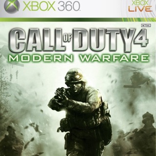แผ่นเกมส์ Xbox 360 Call of Duty 4