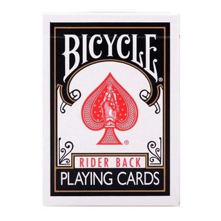 BLACK Bicycle Rider Back Playing Cards