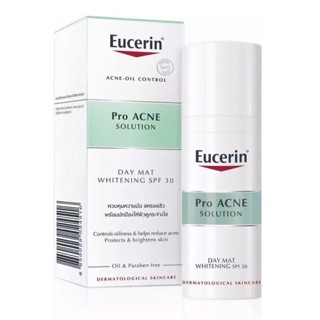 eucerin pro acne day mat whitening 50ml. Spf 30