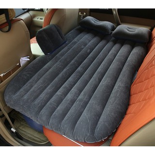 Car Air Bed ที่นอนเบาะหลังรถยนต์ แถมฟรี‼️ ที่สูบลมไฟฟ้า + หมอนเป่าลม 2 ใบ + แผ่นแปะกันรั่ว + กระเป๋าใส่ที่นอน