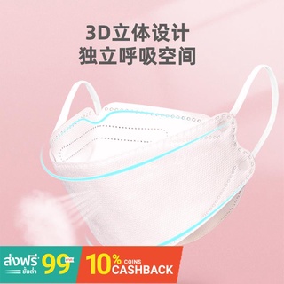 ผ้าไม่ทอ☾Children s mask kn95 special dust-proof n95 baby 3D winter Korean kf boys and girls warm 94