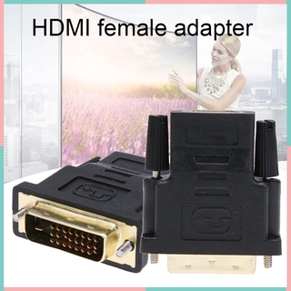 อะเเดปเตอร์แปลงสายเคเบิล HDMI ตัวเมีย ต่อ DVI ตัวผู้ แบบ 24 + 1 พิน