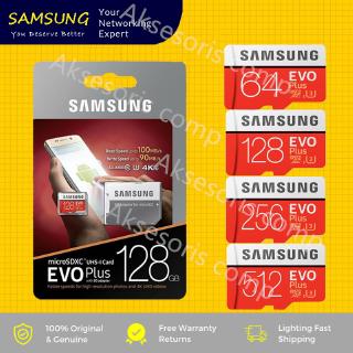การ์ดหน่วยความจําเคสมือถือป้องกันรอยสําหรับ Samsung Kartu Memori Tf Class 10 32 Gb / 64 Gb / 128 Gb / 256 Gb / 512 Gb