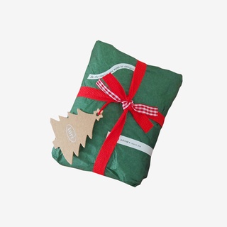 TORIAROMA | [Gift Box ] ห่อของขวัญ Christmas - เขียว ต้าวก้อนข้าวมันไก่ (บริการห่อสินค้าเป็นของขวัญ ไม่มีสินค้าด้านใน)