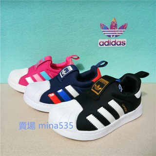 รองเท้าเด็ก Adidas ของเด็กชายและเด็กหญิงรองเท้า clover รองเท้าผ้าใบรองเท้าหอย (1)
