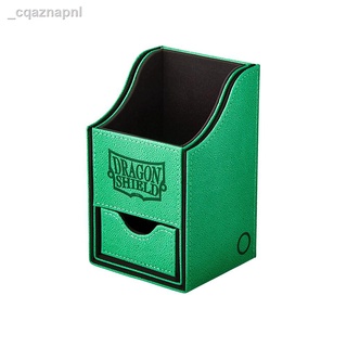 24 ชั่วโมง100 % ต้นฉบับ❣Dragon Shield Nest+ 100 Deck Box : Green/Black